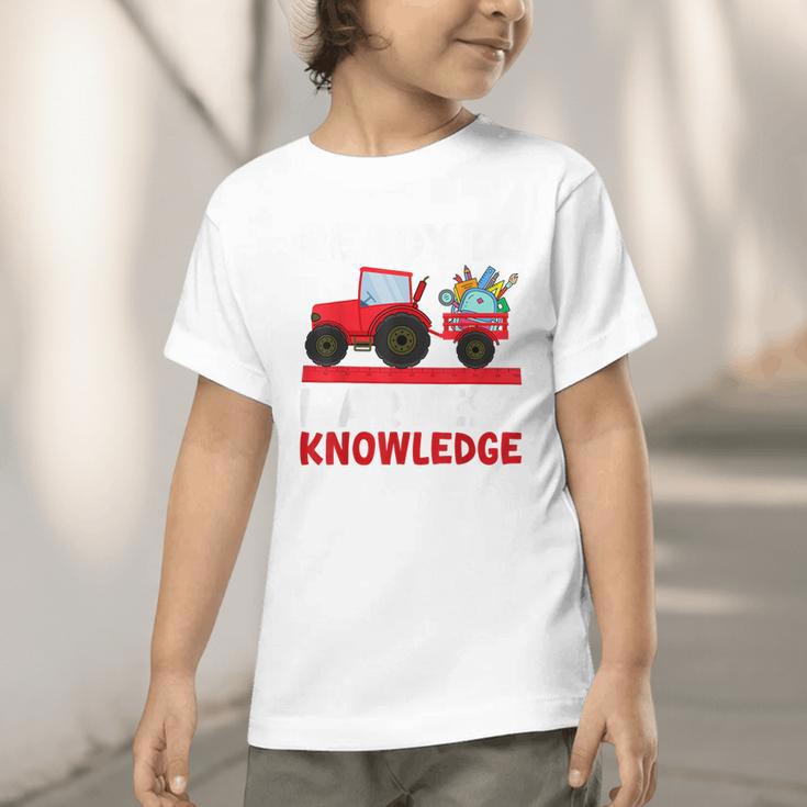 Back To School Tractor Farmer Boys First Day Of School Kids Graphic Toddler T-Shirt Back To School Tractor Farmer Boys First Day Of School Kids Graphic Toddler T-Shirt