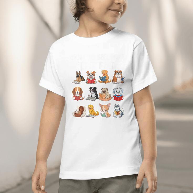 How To Become a Better Reader Dog Back To School Graphic Toddler T-Shirt How To Become a Better Reader Dog Back To School Graphic Toddler T-Shirt
