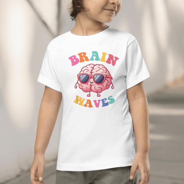 Brain Waves Last Day Of School Back To School Graphic Toddler T-Shirt Brain Waves Last Day Of School Back To School Graphic Toddler T-Shirt