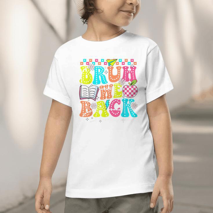 Bruh We Back Paraprofessional Back To School Graphic Toddler T-Shirt Bruh We Back Paraprofessional Back To School Graphic Toddler T-Shirt