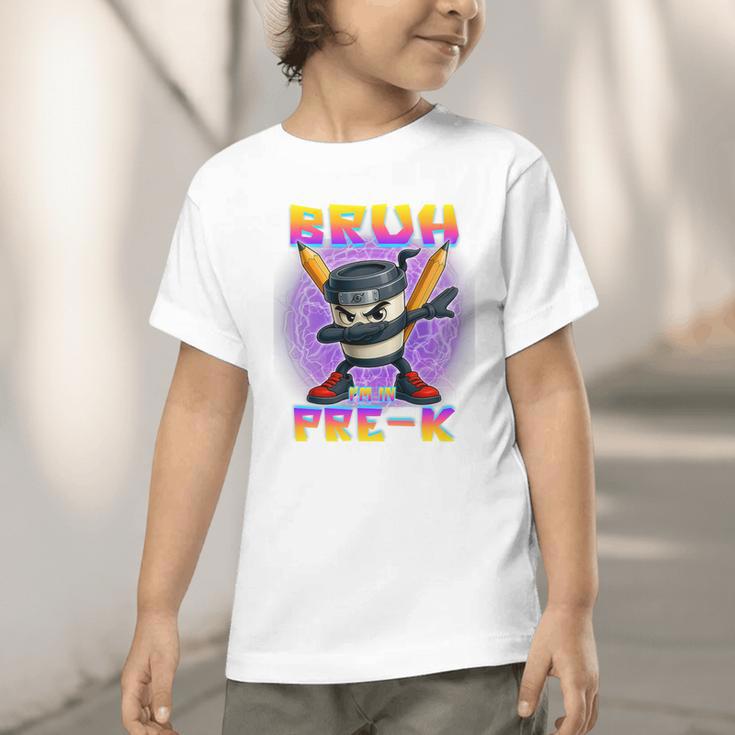 Bruh I'm In Pre-K Back To School Italian Brainrot Premium Tri-Blend Graphic Toddler T-Shirt Bruh I'm In Pre-K Back To School Italian Brainrot Premium Tri-Blend Graphic Toddler T-Shirt