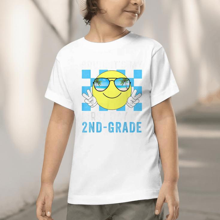 Bruh It's My First Day Of 2nd-Grade Back To School Kids Boys Graphic Toddler T-Shirt