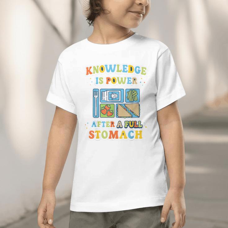 Cafeteria Squad Tour Welcome Back To School Lunch Lady Graphic Toddler T-Shirt