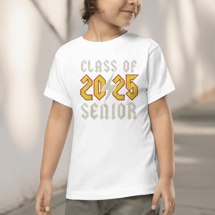 Class Of 2025 Senior Rock N Roll Back To School Music Lover Graphic Toddler T-Shirt Class Of 2025 Senior Rock N Roll Back To School Music Lover Graphic Toddler T-Shirt