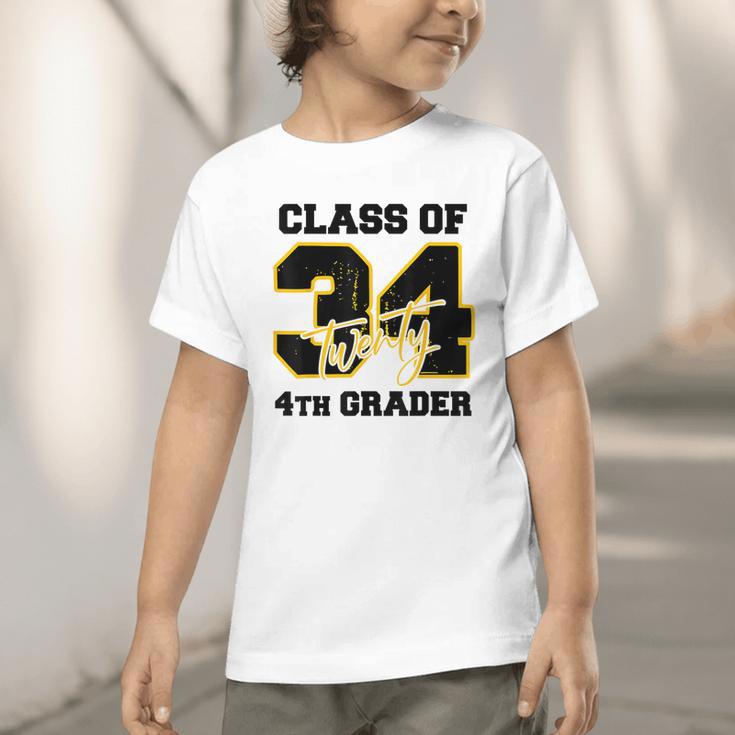 Class Of 2034 4th Grader Elementary School Back To School Graphic Toddler T-Shirt Class Of 2034 4th Grader Elementary School Back To School Graphic Toddler T-Shirt