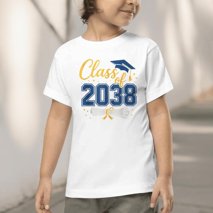 Class Of 2038 Grow With Me Kindergarten Back To School Graphic Toddler T-Shirt