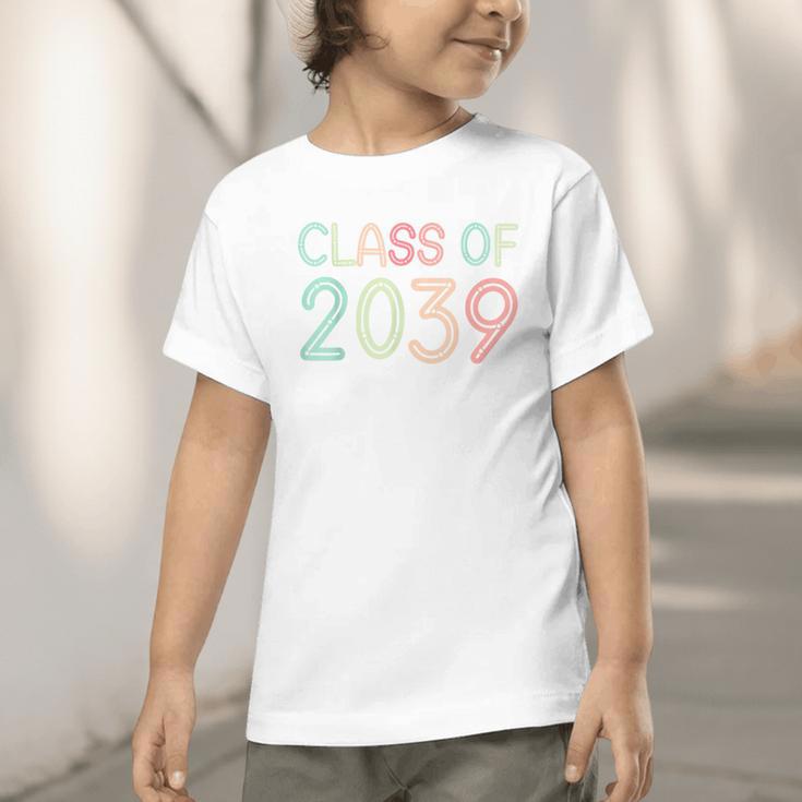 Class Of 2039 Grow With Me Kindergarten Back To School Graphic Toddler T-Shirt