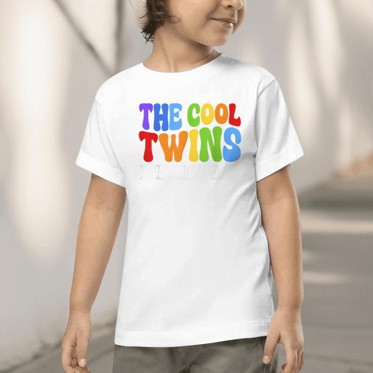 Cool Twins Just Showed Up Kid Boy Teen Twin Back To School Graphic Toddler T-Shirt Cool Twins Just Showed Up Kid Boy Teen Twin Back To School Graphic Toddler T-Shirt
