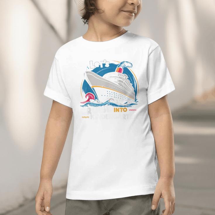 Cruise Ship Kindergarten Back To School Boys Girls Kids Graphic Toddler T-Shirt
