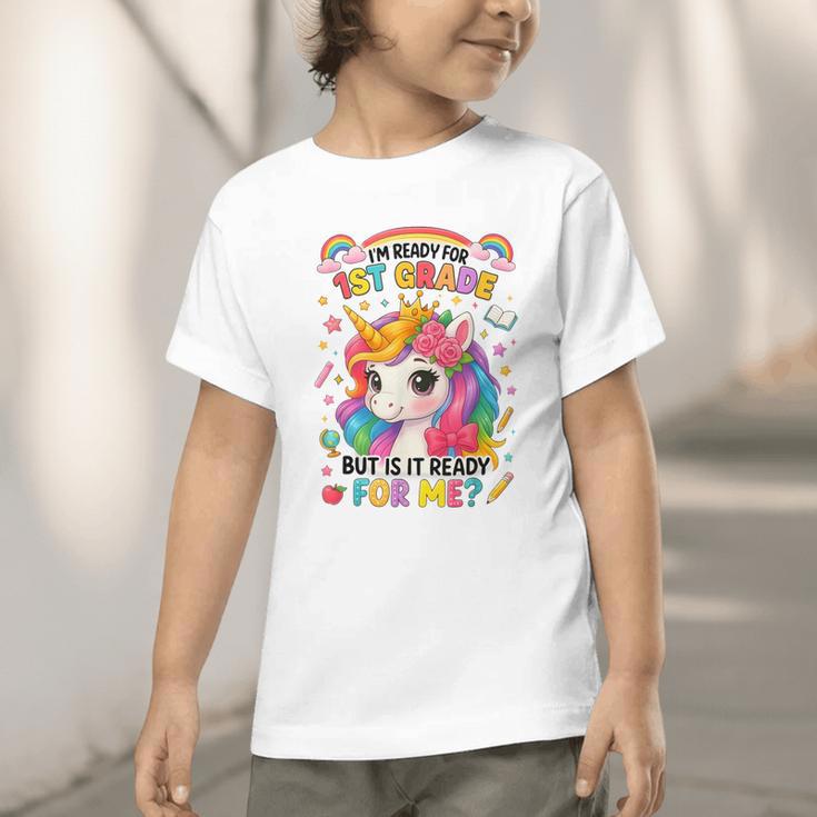 Crush First Grade Girls Back To School Unicorn First Day Graphic Toddler T-Shirt Crush First Grade Girls Back To School Unicorn First Day Graphic Toddler T-Shirt