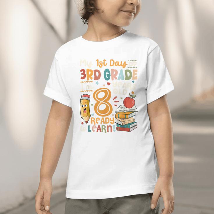 Cute My First Day Of 3rd Grade Back To School Boys Girls Graphic Toddler T-Shirt Cute My First Day Of 3rd Grade Back To School Boys Girls Graphic Toddler T-Shirt