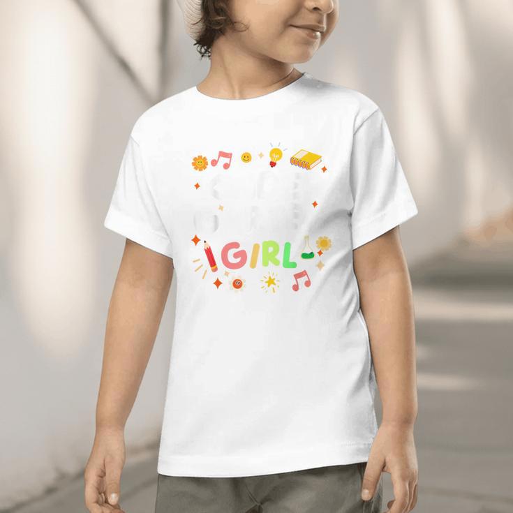 Cute Kindergarten Girl First Day Of School Back To School Graphic Toddler T-Shirt Cute Kindergarten Girl First Day Of School Back To School Graphic Toddler T-Shirt