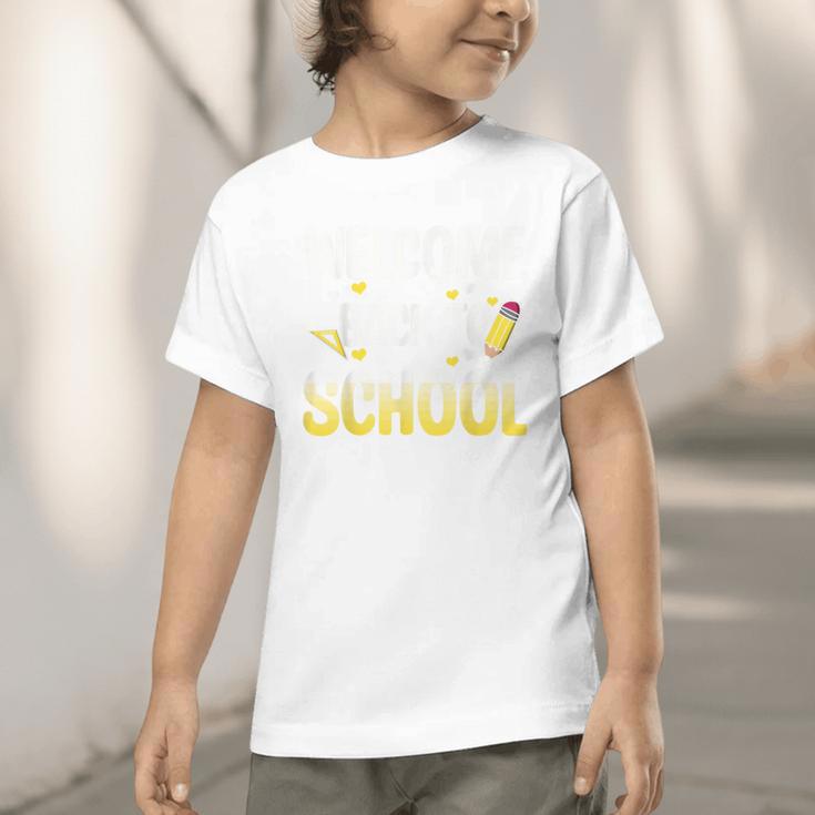 Cute Welcome Back To School 1st Day Back To School First Day Graphic Toddler T-Shirt Cute Welcome Back To School 1st Day Back To School First Day Graphic Toddler T-Shirt