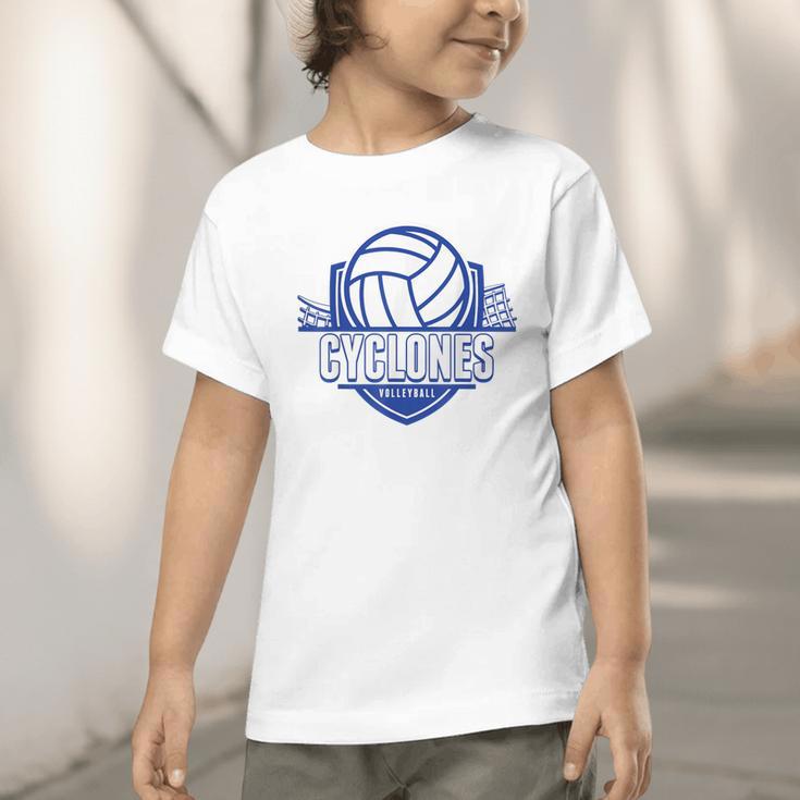 Cyclones Volleyball Back To School Spirit B Graphic Toddler T-Shirt Cyclones Volleyball Back To School Spirit B Graphic Toddler T-Shirt