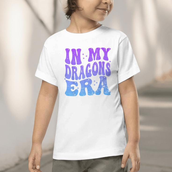 In My Dragons Era Back To School Spirit Game Retro Groovy Graphic Toddler T-Shirt