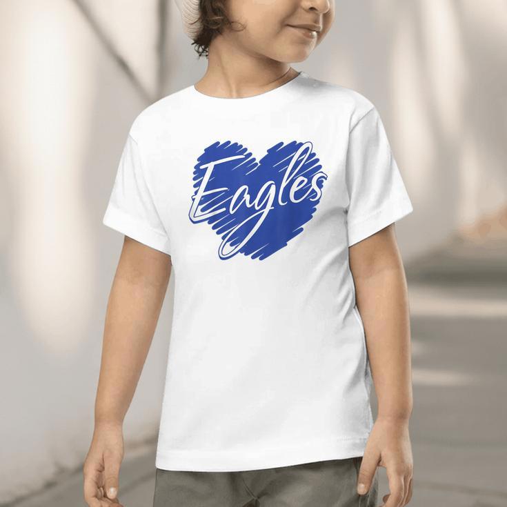 Eagles Heart Back To School Spirit B Graphic Toddler T-Shirt Eagles Heart Back To School Spirit B Graphic Toddler T-Shirt