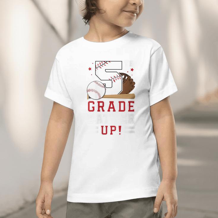 Fifth Grade Batter Up Baseball First Day Back To School Graphic Toddler T-Shirt Fifth Grade Batter Up Baseball First Day Back To School Graphic Toddler T-Shirt