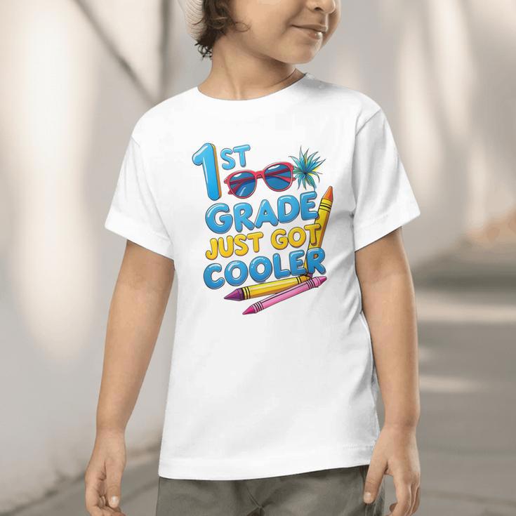 First Day Of First Grade Shirt Boys Girls Back To School Graphic Toddler T-Shirt