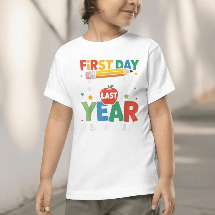 First Day Of My Last Year In Elementary Back To School Graphic Toddler T-Shirt