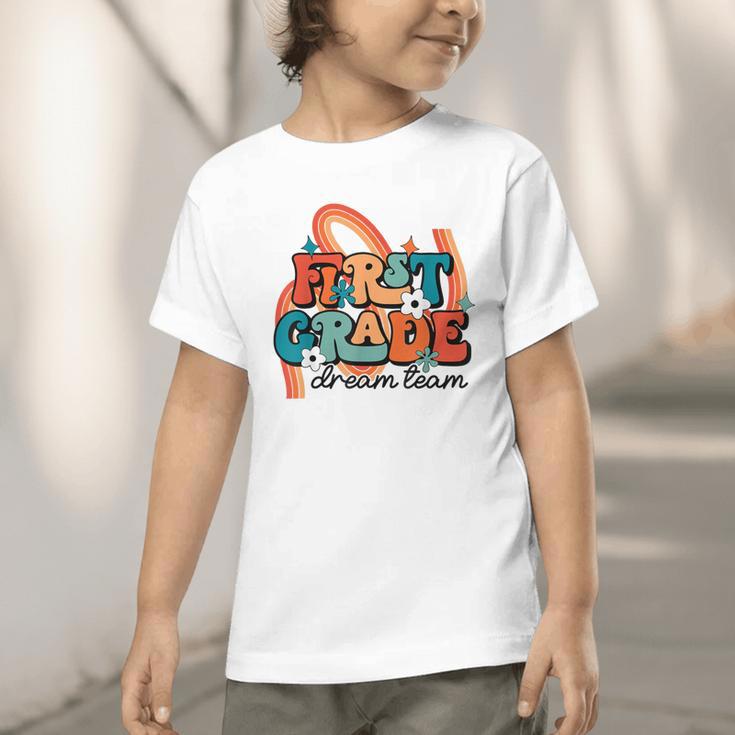 First Grade Dream Team First Day Of 1st Grade Back To School Graphic Toddler T-Shirt