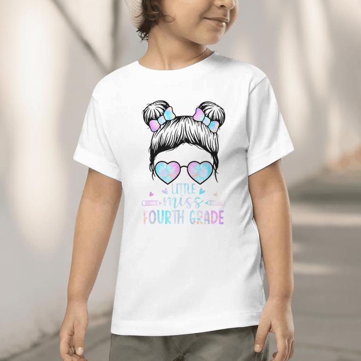 Fourth Grade Little Miss Back To School 4th Grade Little Graphic Toddler T-Shirt Fourth Grade Little Miss Back To School 4th Grade Little Graphic Toddler T-Shirt