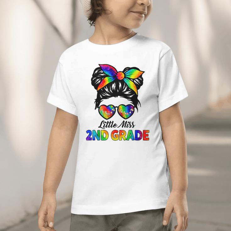 Girls Second Grade Back To School Cute Little Miss 2nd Grade Graphic Toddler T-Shirt Girls Second Grade Back To School Cute Little Miss 2nd Grade Graphic Toddler T-Shirt