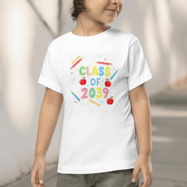 Graduation Class Of 2039 Groow With Me Senior Back To School Graphic Toddler T-Shirt Graduation Class Of 2039 Groow With Me Senior Back To School Graphic Toddler T-Shirt