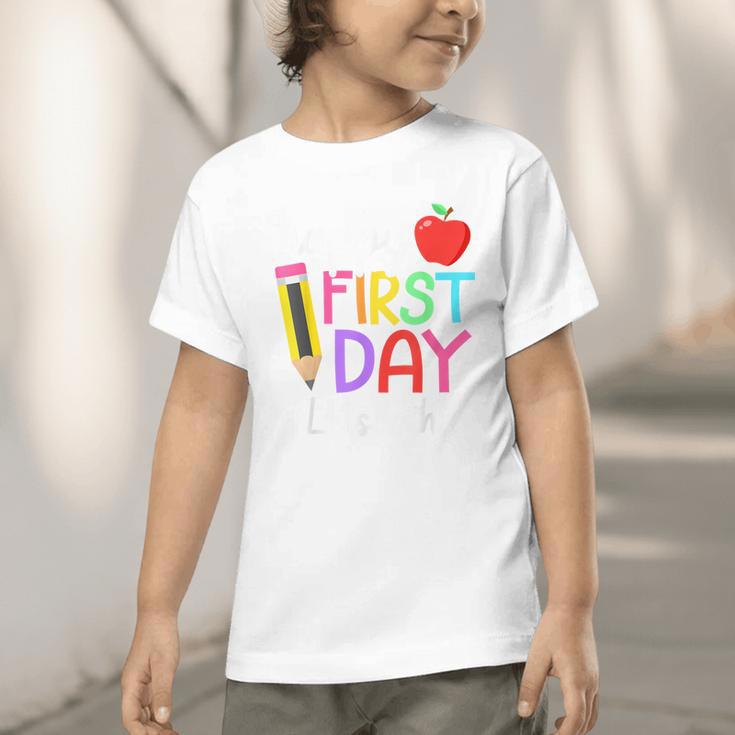 Happy First Day Let's Do This Welcome Back To School Tie Dye Graphic Toddler T-Shirt Happy First Day Let's Do This Welcome Back To School Tie Dye Graphic Toddler T-Shirt