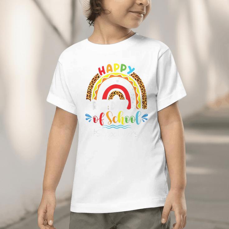 Happy First Day Of School Nurse Rainbow Back To School Graphic Toddler T-Shirt Happy First Day Of School Nurse Rainbow Back To School Graphic Toddler T-Shirt