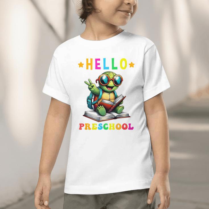 Hello Turtle Lovers From Back To School For Boys And Girls Graphic Toddler T-Shirt Hello Turtle Lovers From Back To School For Boys And Girls Graphic Toddler T-Shirt