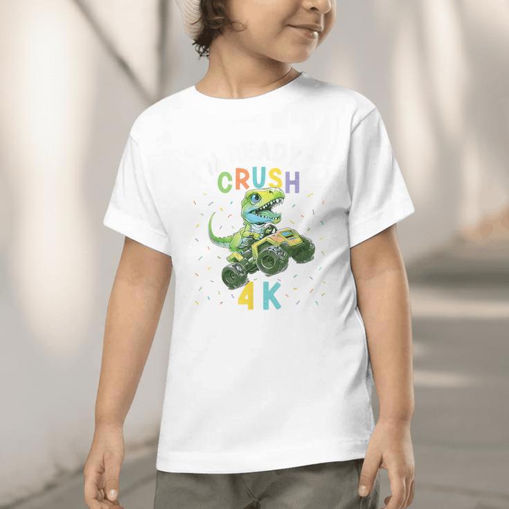 I'm Ready To Crush 4K Dinosaur Back To School 4K Kid Graphic Toddler T-Shirt I'm Ready To Crush 4K Dinosaur Back To School 4K Kid Graphic Toddler T-Shirt