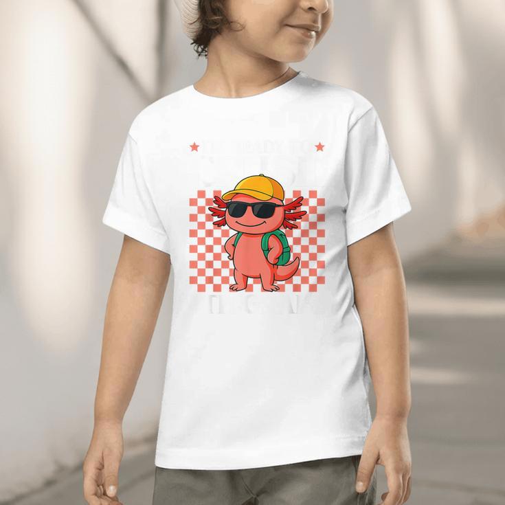 I'm Ready To Crush 7th Grade Axolotl Back To School Graphic Toddler T-Shirt I'm Ready To Crush 7th Grade Axolotl Back To School Graphic Toddler T-Shirt
