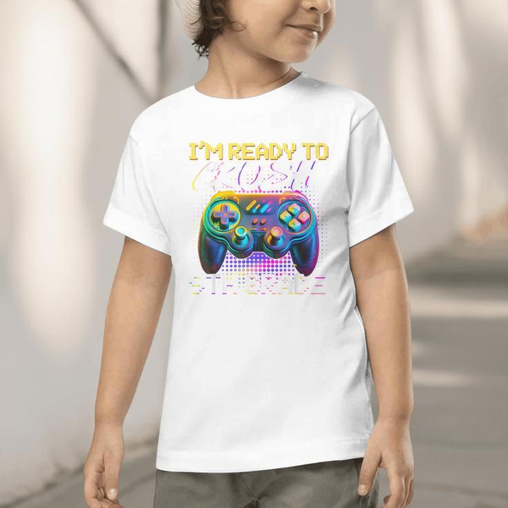 I'm Ready To Crush 9th Grade Back To School Video Game Boys Graphic Toddler T-Shirt I'm Ready To Crush 9th Grade Back To School Video Game Boys Graphic Toddler T-Shirt