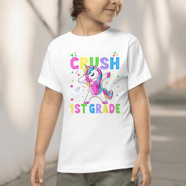I'm Ready For First Grade Back To School 1st Grade Girls Graphic Toddler T-Shirt I'm Ready For First Grade Back To School 1st Grade Girls Graphic Toddler T-Shirt