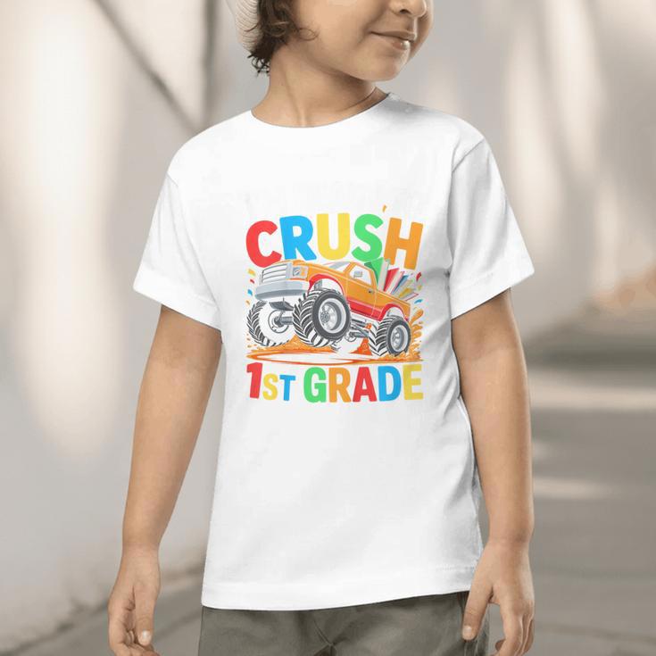 Kids I'm Ready To Crush 1st Grade Shirt Back To School Boy Graphic Toddler T-Shirt Kids I'm Ready To Crush 1st Grade Shirt Back To School Boy Graphic Toddler T-Shirt