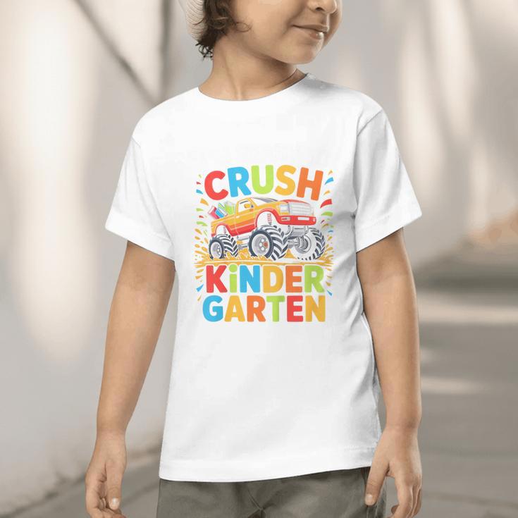 Kids I'm Ready To Crush Kindergarten Shirt Back To School Boy Graphic Toddler T-Shirt Kids I'm Ready To Crush Kindergarten Shirt Back To School Boy Graphic Toddler T-Shirt