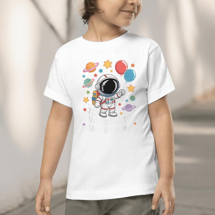 To Kindergarten And Beyond Astronaut Space Back To School Graphic Toddler T-Shirt
