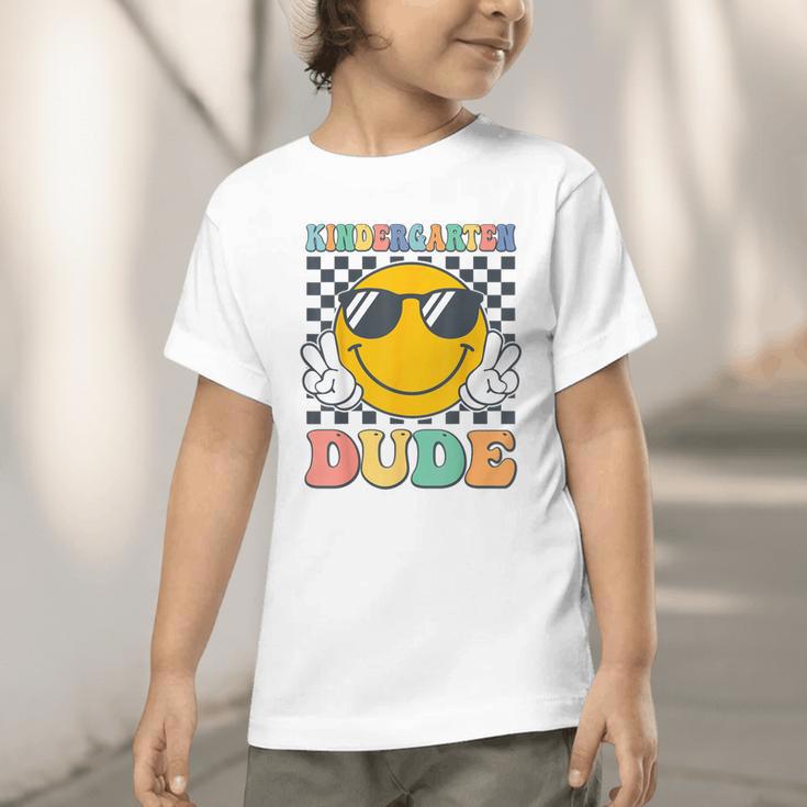 Kindergarten Dude First Day Of Kindergarten Back To School Graphic Toddler T-Shirt Kindergarten Dude First Day Of Kindergarten Back To School Graphic Toddler T-Shirt