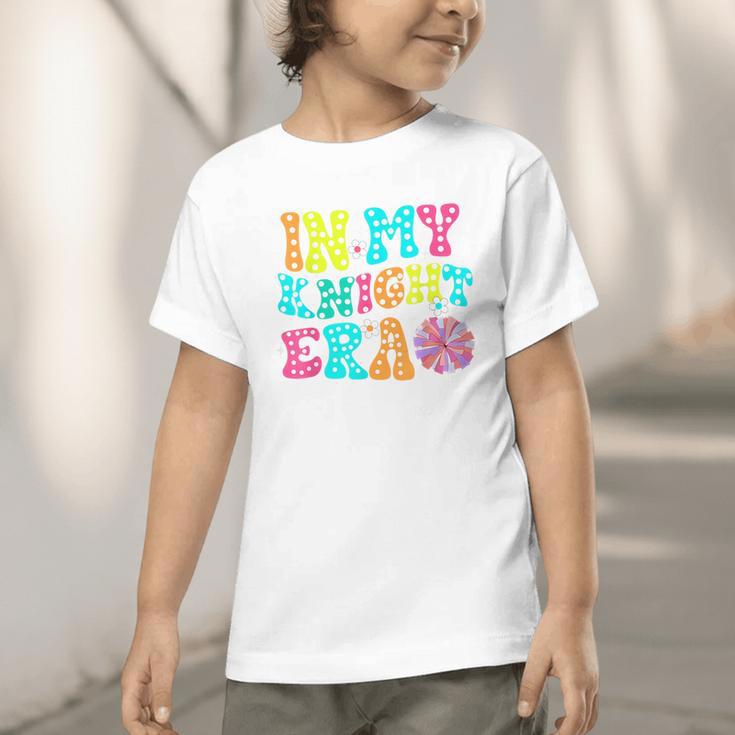 In My Knights Era Back To School Spirit Game Retro Groovy Graphic Toddler T-Shirt In My Knights Era Back To School Spirit Game Retro Groovy Graphic Toddler T-Shirt