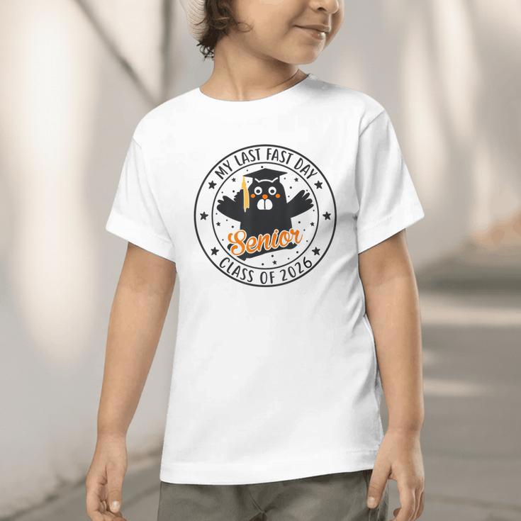 My Last First Day Senior 2026 Cat Back To School Cool Class Graphic Toddler T-Shirt My Last First Day Senior 2026 Cat Back To School Cool Class Graphic Toddler T-Shirt