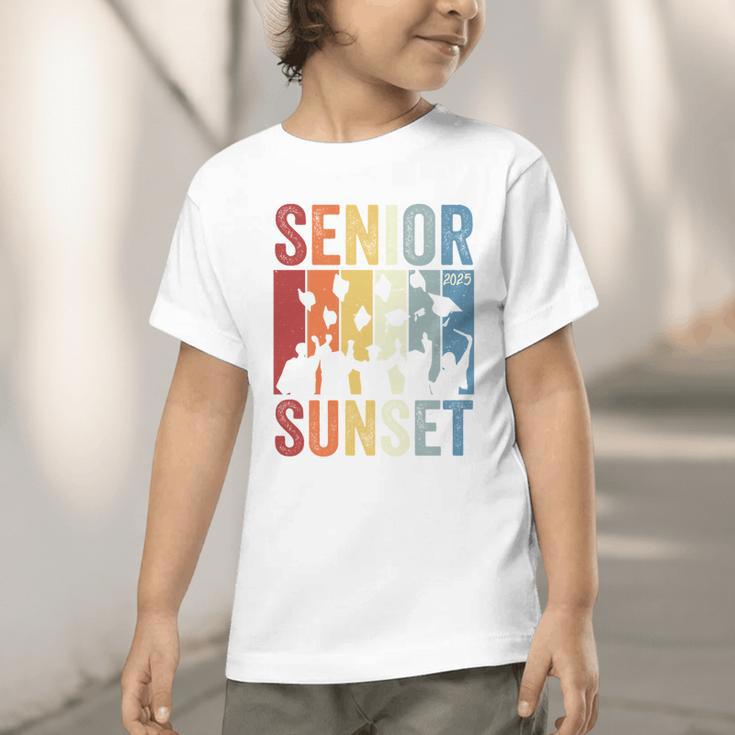 Last First Day Senior Sunset Class Of 2025 Back To School Performance Graphic Toddler T-Shirt Last First Day Senior Sunset Class Of 2025 Back To School Performance Graphic Toddler T-Shirt