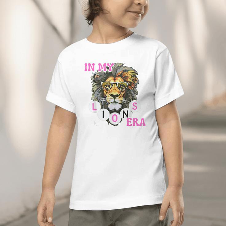 In My Lions Era Team Squad Back To School Mascot Spirit Game Graphic Toddler T-Shirt In My Lions Era Team Squad Back To School Mascot Spirit Game Graphic Toddler T-Shirt