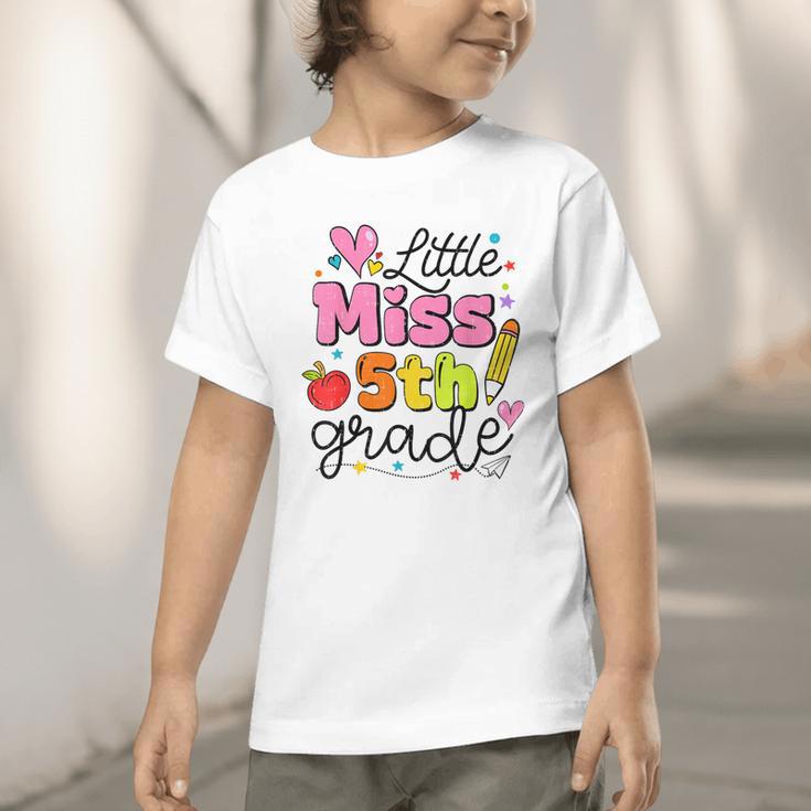 Little Miss 5th Grade Back To School Cute Fifth Grade Girls Graphic Toddler T-Shirt Little Miss 5th Grade Back To School Cute Fifth Grade Girls Graphic Toddler T-Shirt
