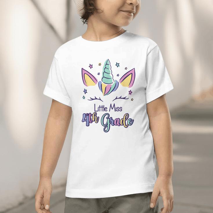 Little Miss Fourth Grade 2026 Back To School 4th Grade Girls Graphic Toddler T-Shirt Little Miss Fourth Grade 2026 Back To School 4th Grade Girls Graphic Toddler T-Shirt