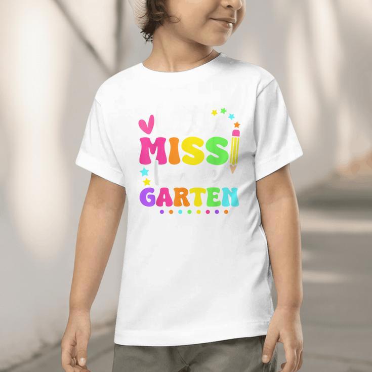 Little Miss Kindergarten Kids Girls Pencil Back To School Graphic Toddler T-Shirt