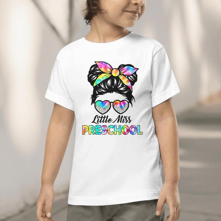 Little Miss Preschool First Day Back To School Girls Kids Graphic Toddler T-Shirt Little Miss Preschool First Day Back To School Girls Kids Graphic Toddler T-Shirt