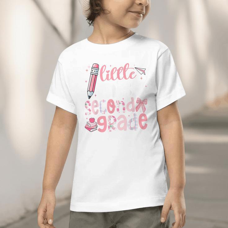 Little Miss Second Grade Back To School 2nd Grader Student Graphic Toddler T-Shirt