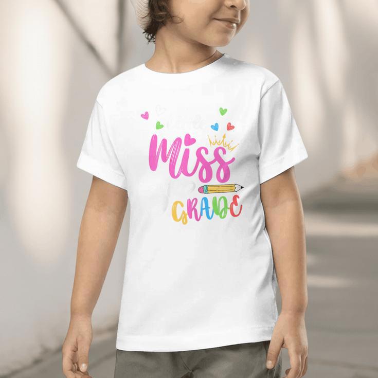 Little Misss Third Grade Back To School 3rd Grader Girl Graphic Toddler T-Shirt Little Misss Third Grade Back To School 3rd Grader Girl Graphic Toddler T-Shirt