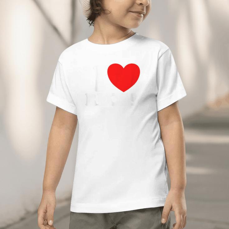 I Love Recess Red Heart Back To School Kids Recess Graphic Toddler T-Shirt