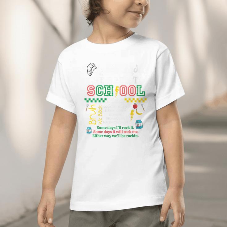 Lunch Lady Food Humor Back To School Tour Graphic Toddler T-Shirt Lunch Lady Food Humor Back To School Tour Graphic Toddler T-Shirt